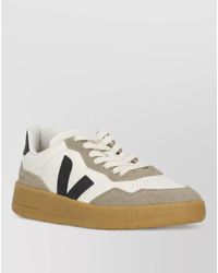 Veja - Leather Low Top Lace-Up Sneakers - Lyst