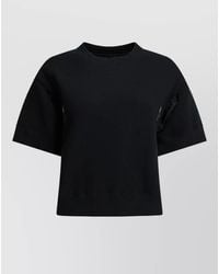 Sacai - Crew Neck Sweatshirt - Lyst