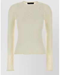 Gucci - Gg Knit Top Fitted Long Sleeves - Lyst