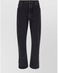 Saint Laurent - Denim Relaxed-Fit Tapered Jeans - Lyst