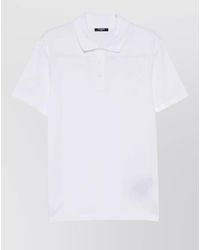 Balmain - Piqué Cotton Logo-Embroidered Polo Shirt - Lyst