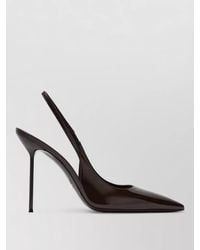 Paris Texas - Glossy Pointed Toe Slingback Pumps - Lyst