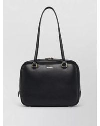 Jil Sander - Medium Vision Leather Shoulder Bag - Lyst