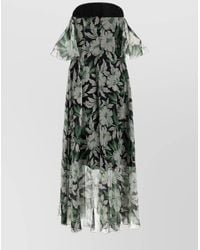 Loewe - Printed Silk Dress - Lyst