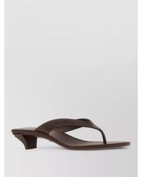 Gucci - Rubber Vittoria Thong Mules Open Toe - Lyst