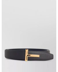 Tom Ford - Reversible Hammered Leather Belt - Lyst