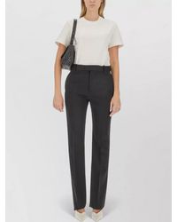 Bottega Veneta - Cotton Pants Regular Fit Straight Leg - Lyst