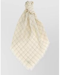 TOTEME - Checked Wool Scarf - Lyst