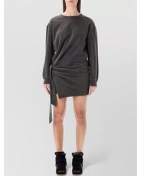 Isabel Marant - Zae Cotton Mini Sweatshirt Dress - Lyst