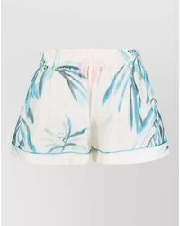 F.R.S For Restless Sleepers - Floral-Print Cotton Knee-Length Shorts - Lyst