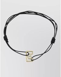 Aliita - Letter E Cord Bracelet Geometric Charm - Lyst