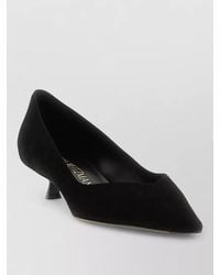 Stuart Weitzman - Pumps Kitten Heel Pointed Toe Design - Lyst