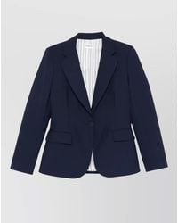 P.A.R.O.S.H. - Tailored Jacket Back Vent Buttoned Cuffs - Lyst