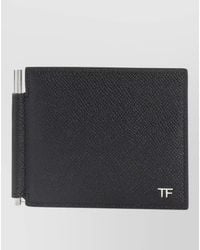 Tom Ford - Textured Finish Compact Leather Cardholder Wallet - Lyst