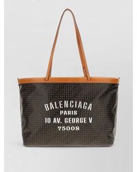 Balenciaga - Shopping Medium Fabric Printed Tote Bag - Lyst