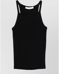 IRO - Ribbed Scoop Neck Sleeveless Tank Top - Lyst
