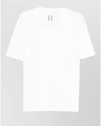 Rick Owens - Cotton Crew Neck Short Sleeve T-Shirt - Lyst