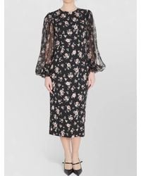 Dolce & Gabbana - Silk Dress - Lyst