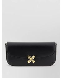 McQueen - Skull Flower Small Chain Crossbody Bag - Lyst