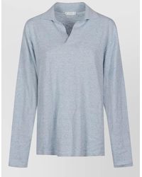 The Row - Niosa Top Collar Detail Long Sleeves - Lyst