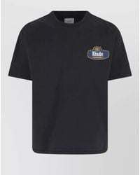 Rhude - Short Sleeve Crew Neck Graphic T Shirt - Lyst