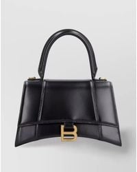 Balenciaga - Hourglass Small Leather Tote Bag - Lyst