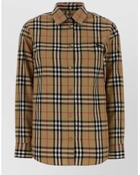 Burberry - "Check" Shirt - Lyst