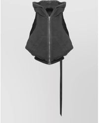Rick Owens - Sleeveless Cotton Hooded Jacket - Lyst