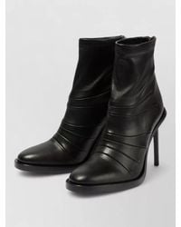 Ann Demeulemeester - Hedy Ankle Boots Nappa Stretch Leather - Lyst