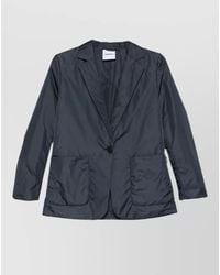 Aspesi - Jacket Long Sleeves Notched Lapels Front Pockets - Lyst