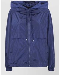 Semicouture - Nylon Hooded Puffer Jacket - Lyst