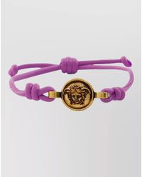 Versace - Metal Bracelet Adjustable Strap Knotted Design - Lyst