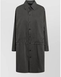 MM6 by Maison Margiela - Cotton Gabardine Shirt Dress - Lyst