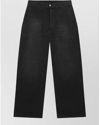 Maison Margiela - Wide-Leg Denim Workwear Trousers - Lyst