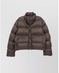 Rick Owens - High Neck Puffer Jacket Pockets - Lyst