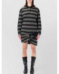 Isabel Marant - Marant Étoile Isea Striped Polo Mini Dress - Lyst