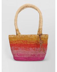 Manebí - Shoulder Bag Dual Handles Palm Tree Charm - Lyst