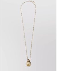 Chloé - Brass Pendant Necklace - Lyst