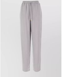 Elisabetta Franchi - Acetate Blend Track Pants - Lyst