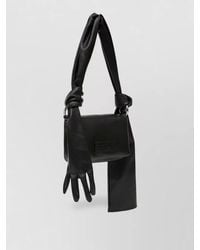 MM6 by Maison Margiela - Glove Leather Crossbody Belt Bag - Lyst