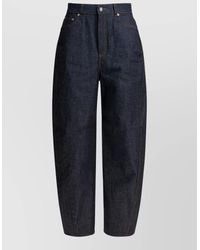 Givenchy - Denim Wide-Leg Trousers - Lyst