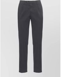 Briglia 1949 - Straight Pants Belt Loops Rear Flap Pockets - Lyst