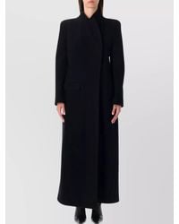 Tom Ford - Long Wool Coat Blac - Lyst