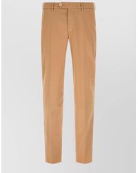 Brunello Cucinelli - Cotton Regular-Fit Straight-Leg Trousers - Lyst