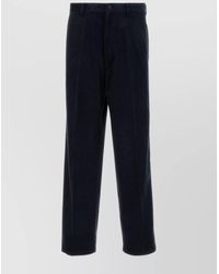 Prada - Corduroy Trousers With Back Pockets And Belt Loops - Lyst
