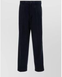 Prada - Corduroy Straight-Leg Trousers - Lyst