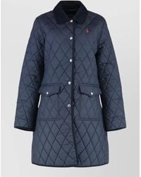 Ralph Lauren - Single Breasted Coat - Lyst