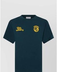 Burberry - Cotton Printed Short-Sleeve T-Shirt - Lyst