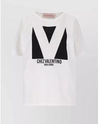 Valentino - Cotton Chez Print T-Shirt - Lyst