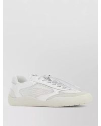 Prada - Leather Mesh Speedrock Sneakers Low Top - Lyst